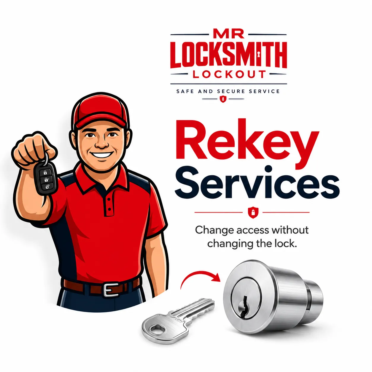 Rekey Locks in Norwich and Eastern CT